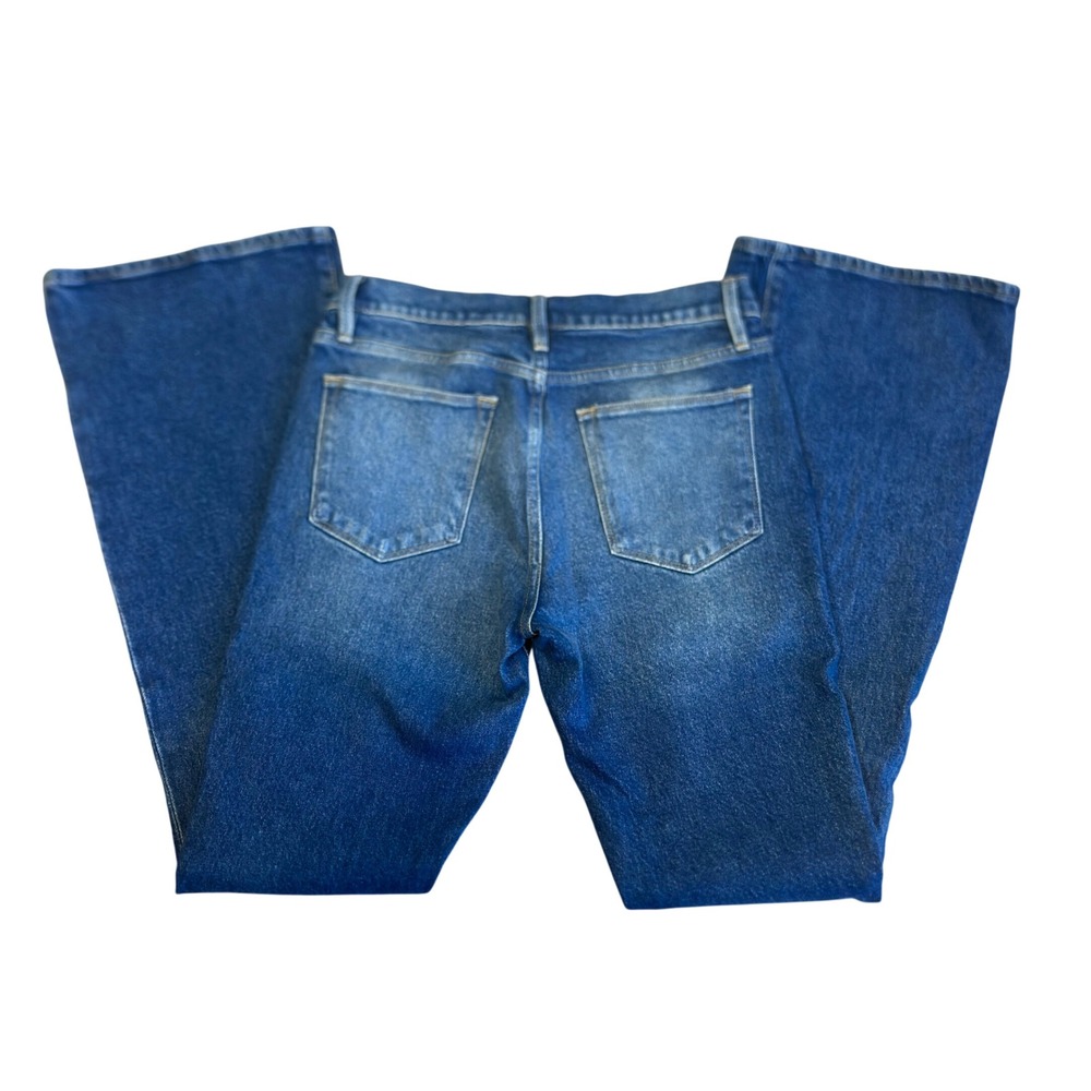 FRAME Le High Flare Jeans Womens 29 Blue Excellent High Rise Sidecar LHF118 - Picture 4 of 8